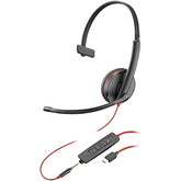 Plantronics 209750-101 Blackwire C3215 Monaural Headset USB-C